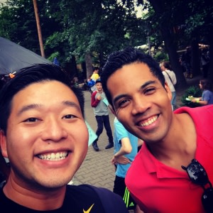 Photo of Bill Chen and Mathieu Williams