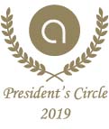 Asure's President Circle 2019 logo