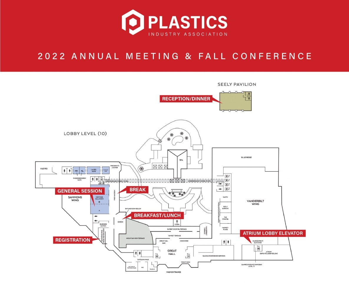 Omni Grove Park Inn Map