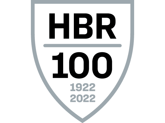 Harvard Business Review Turns 100! logo