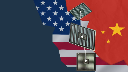 The US-China Tech War logo