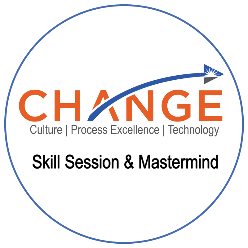 Monthly Change Management Skill Session & Mastermind logo
