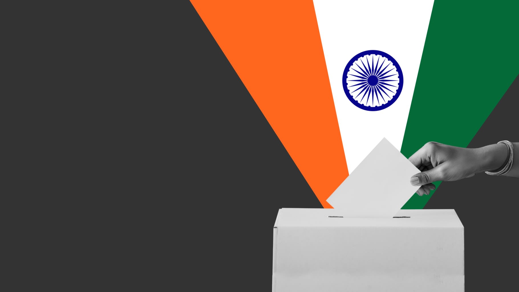 India at the ballot box logo