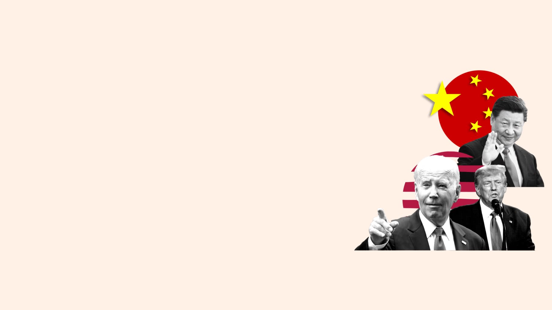 The US-China geopolitical relationship logo