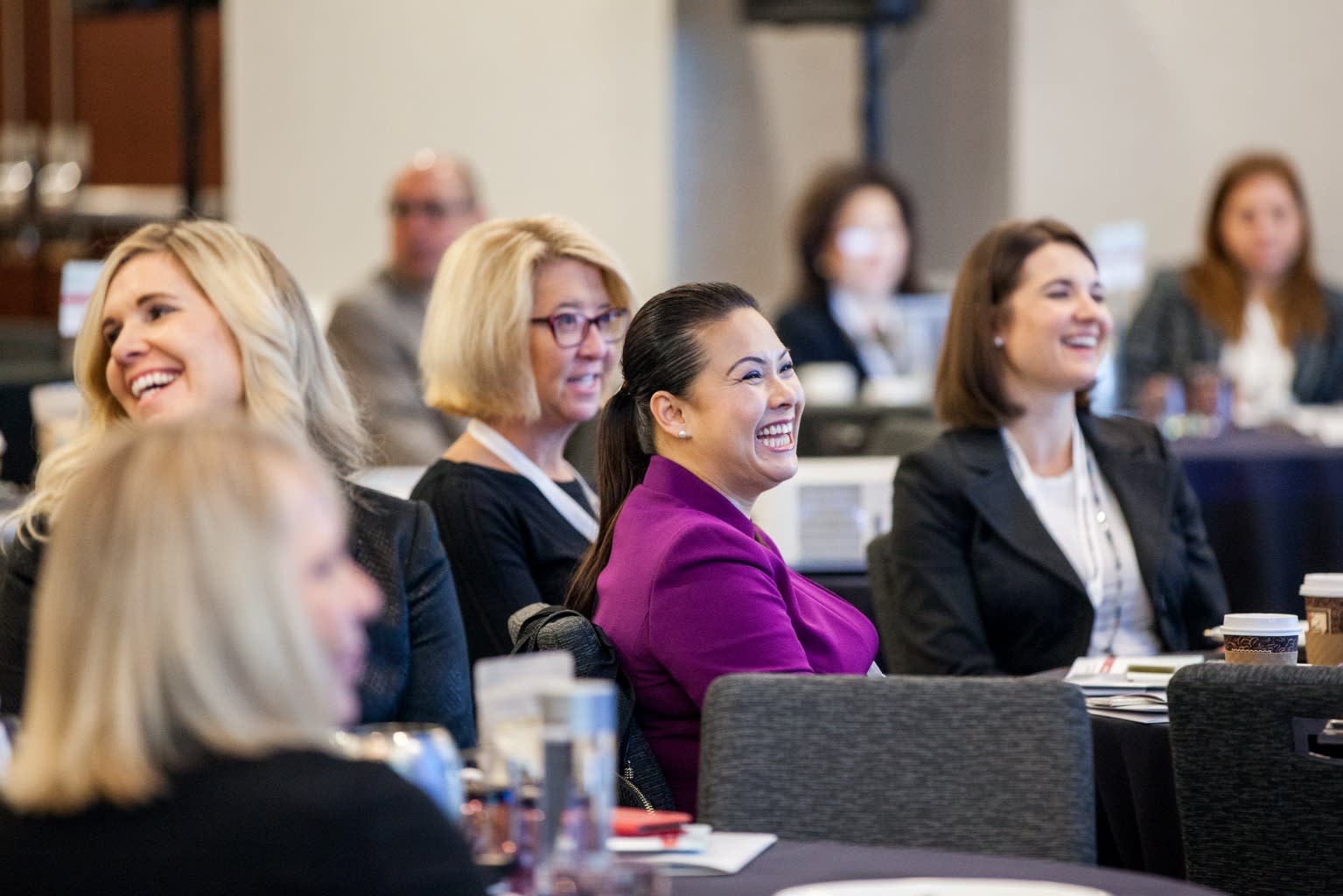 Crowd watching an event