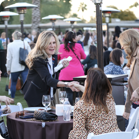 Sponsors networking at the Pension bridge private credit 