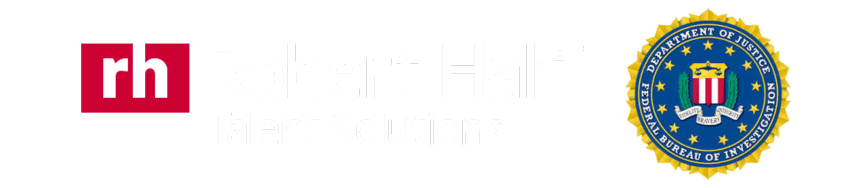 Robert Half & FBI Fireside Chat: Cracking the Code of Cyber Crime logo