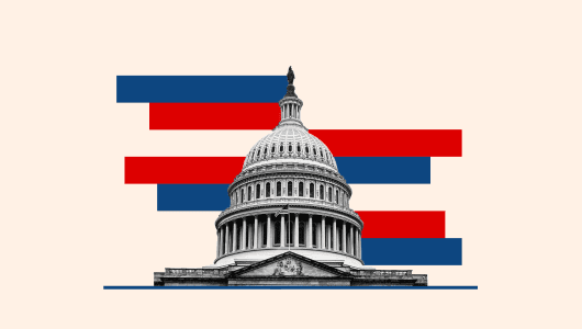 Harris vs Trump logo