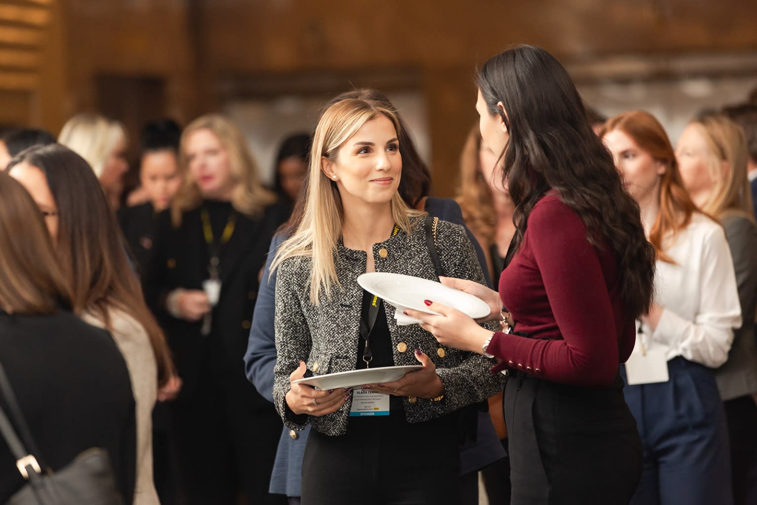 Crowd watching an event