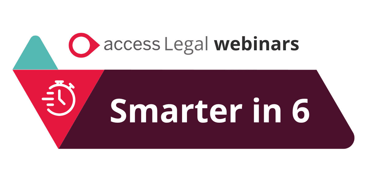 Access Legal Smarter in 6 logo