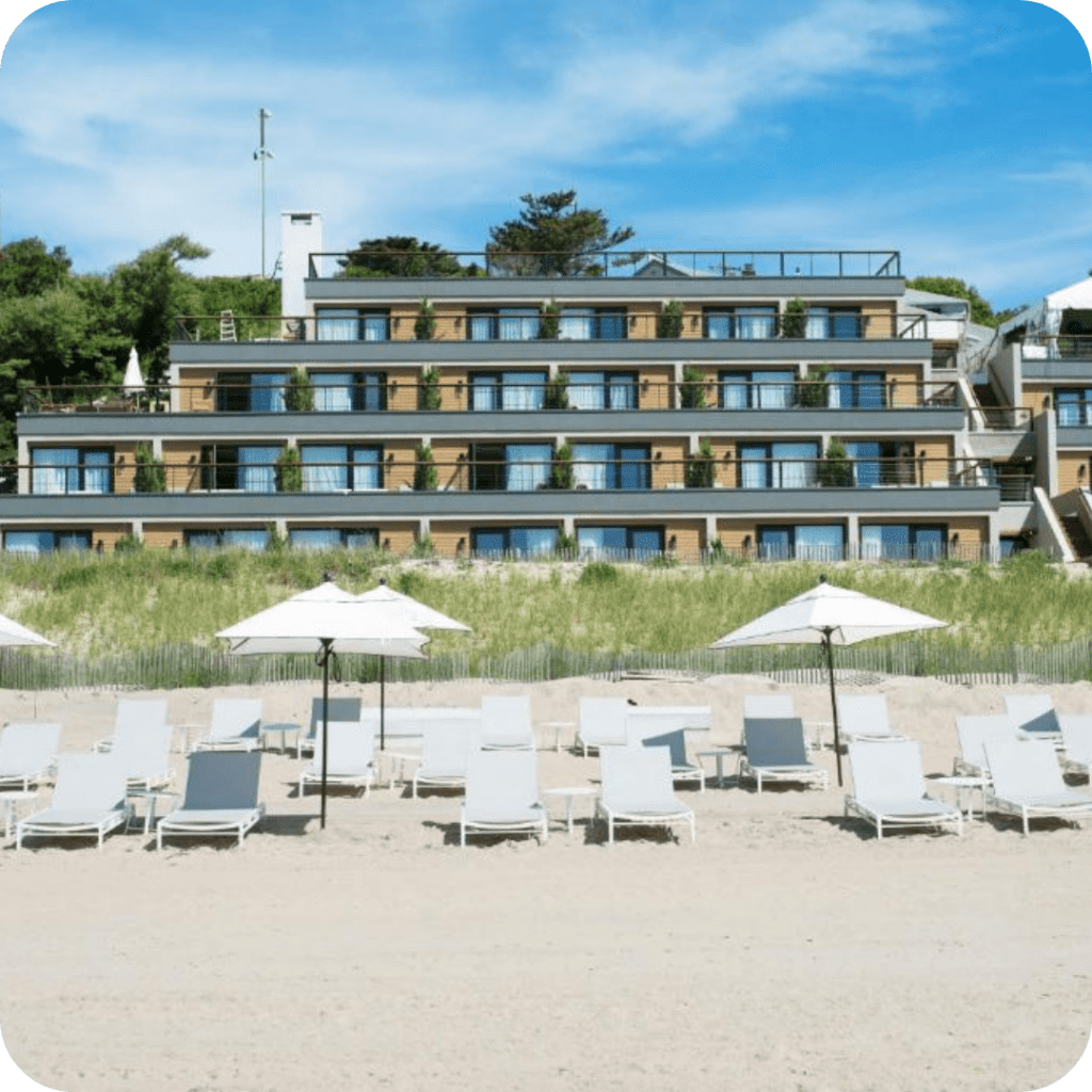 Front view of Gurney’s Montauk, The Hamptons venue for the Hedge Fund Billion Dollar Leaders Summit