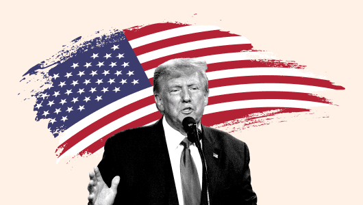 Trump's second term logo