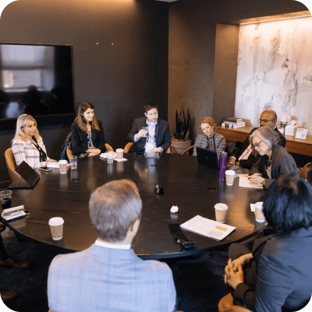sponsors at a roundtable conference of The Hedge Fund COO Club | Europe