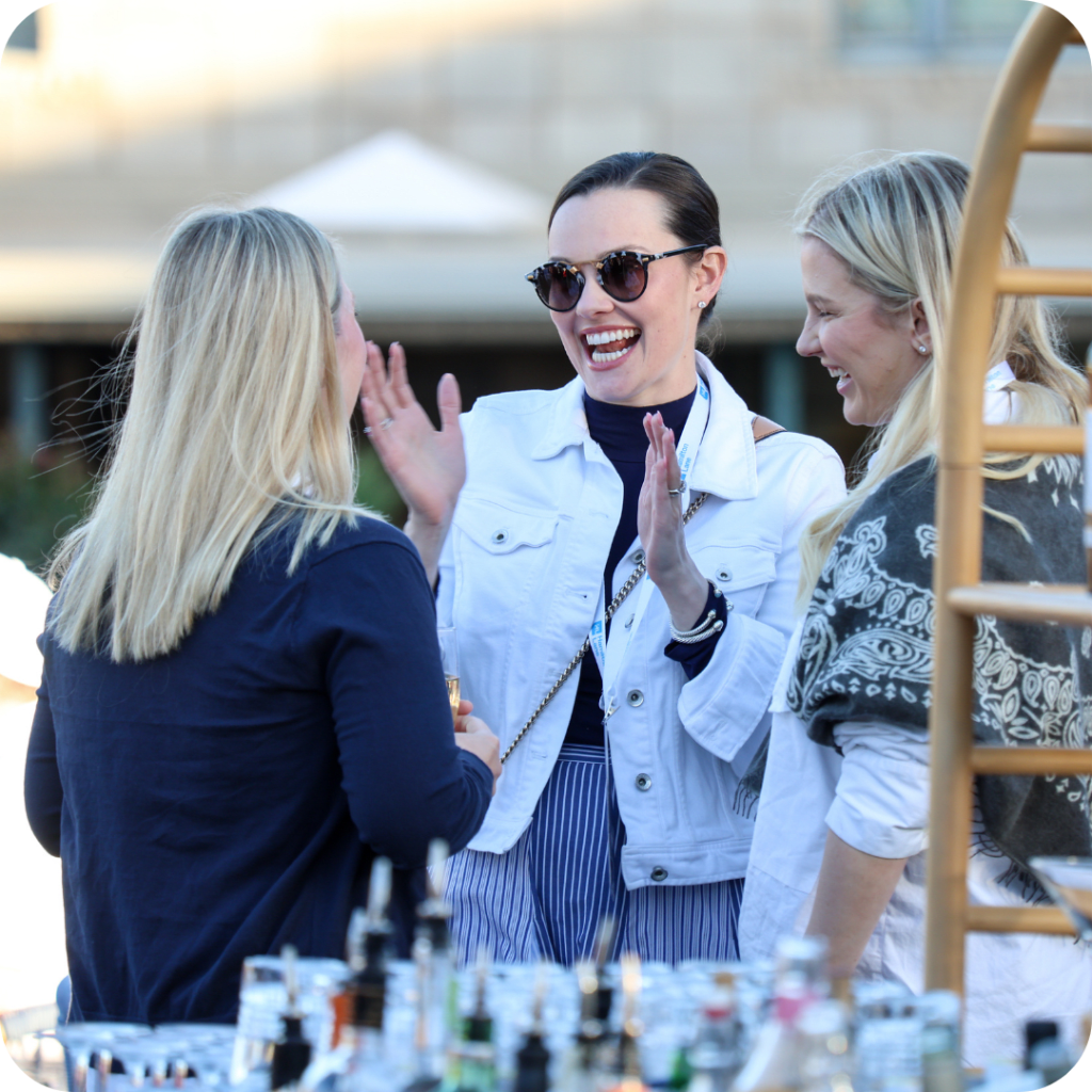 Networking sessions in the sun at the Women’s Private Capital Summit