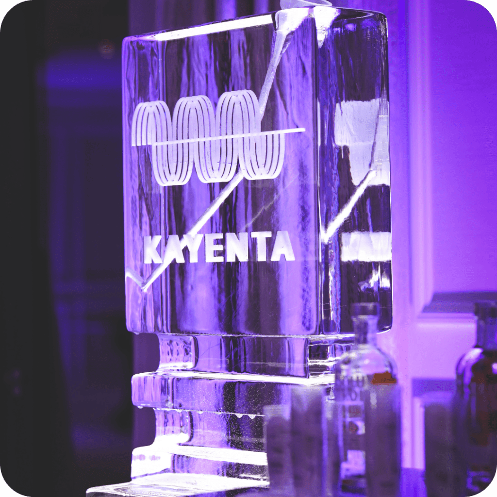 Sponsor promotional ice at the Hedge Fund COO Europe Summit