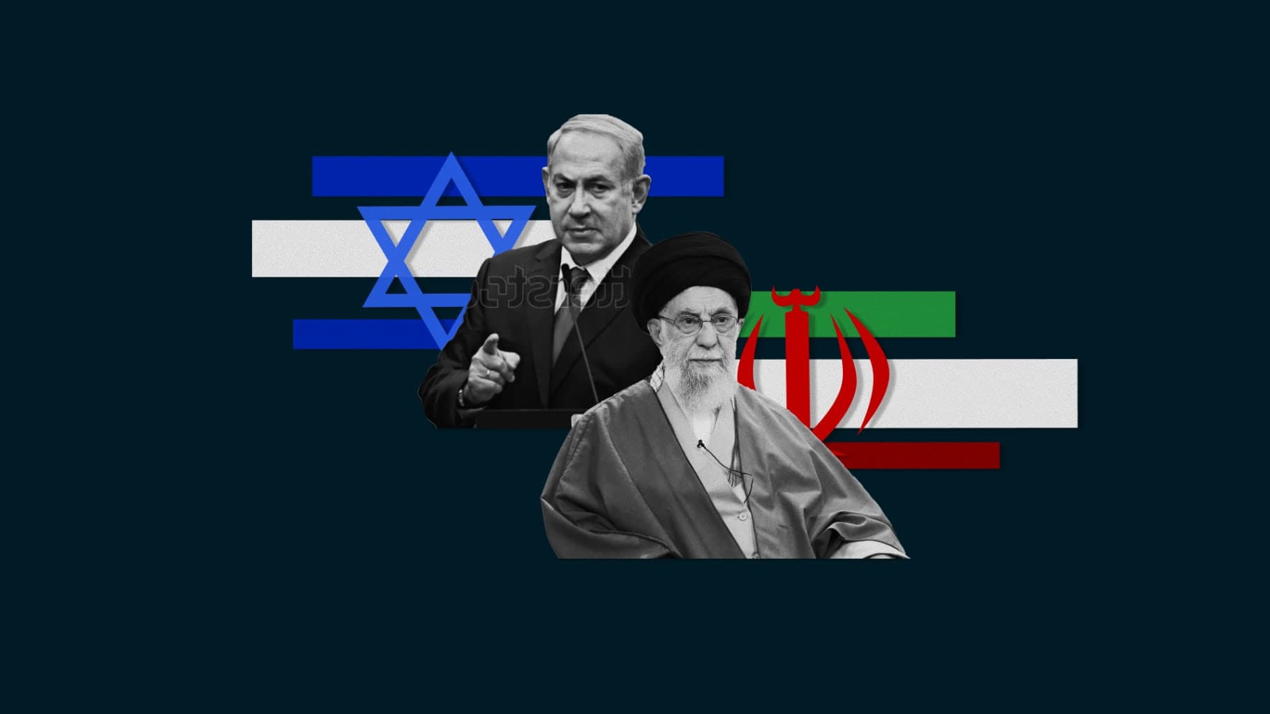 The Israel-Iran War logo