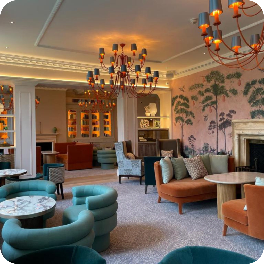 Inside view of the Sopwell house 