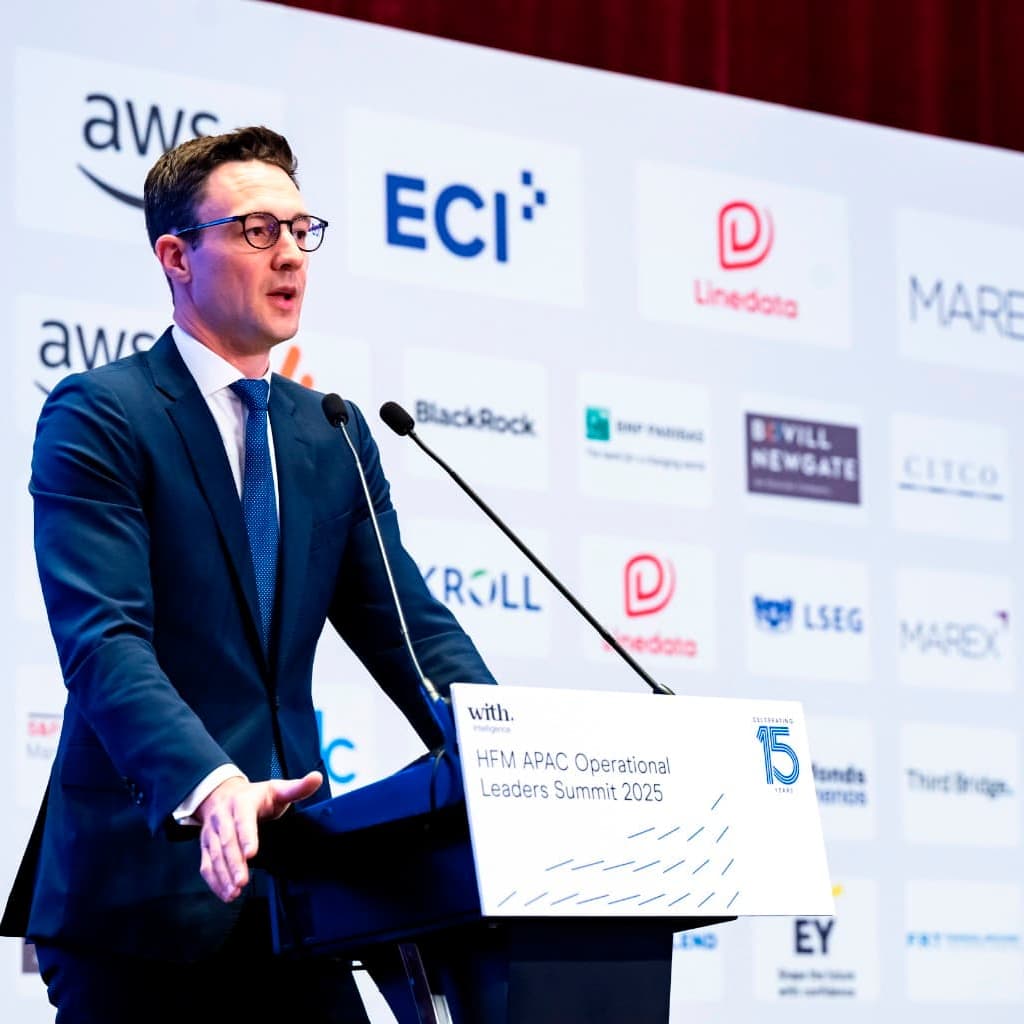 Sponsor guest speaking at the With Intelligence Hedge Fund COO Summit | APAC