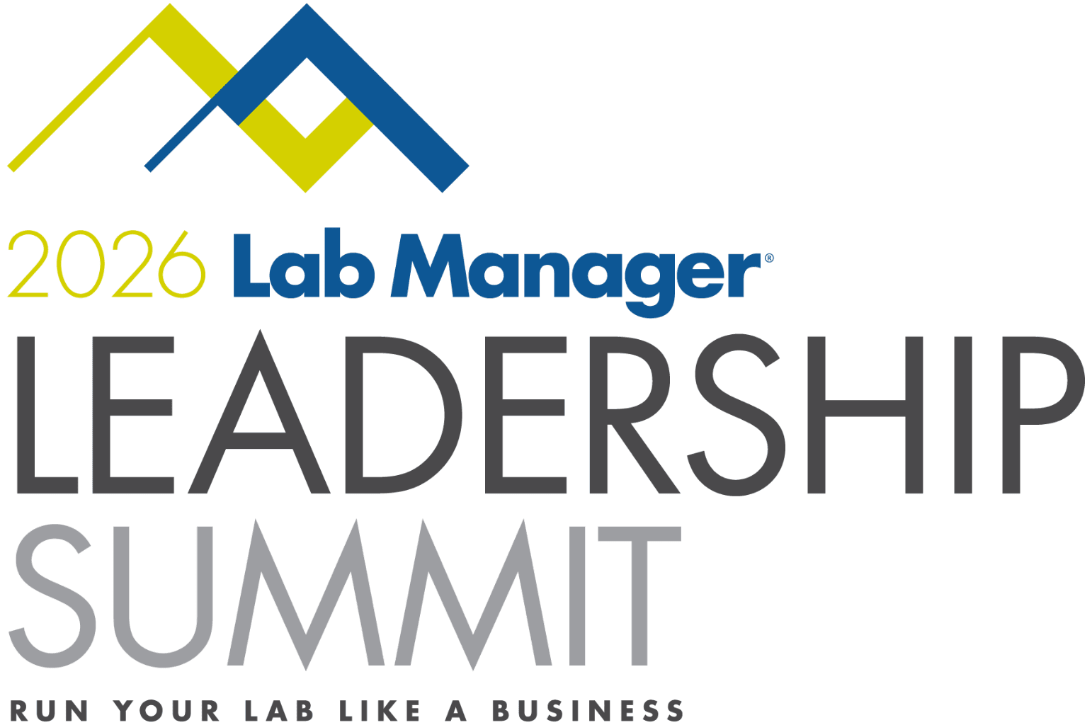 2026 Lab Manager Leadership Summit alternate logo stacked