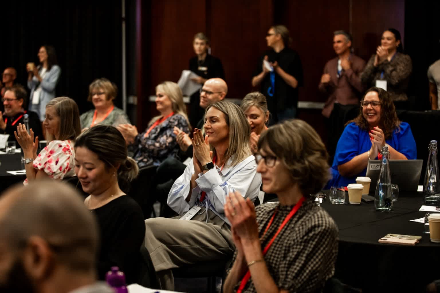 Crowd watching an event