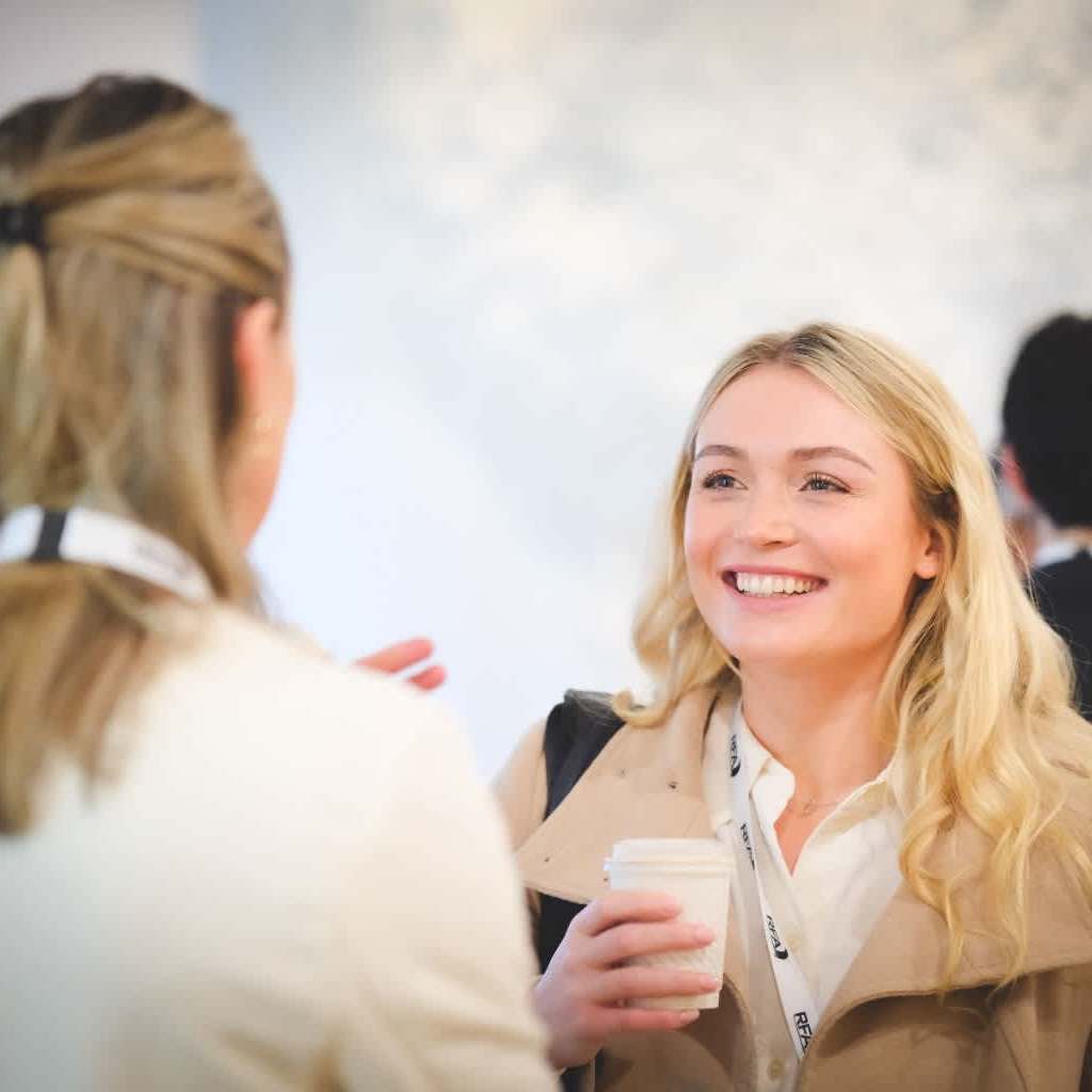 Senior operational executives networking at the HFM European Boutique and Emerging Managers Summit