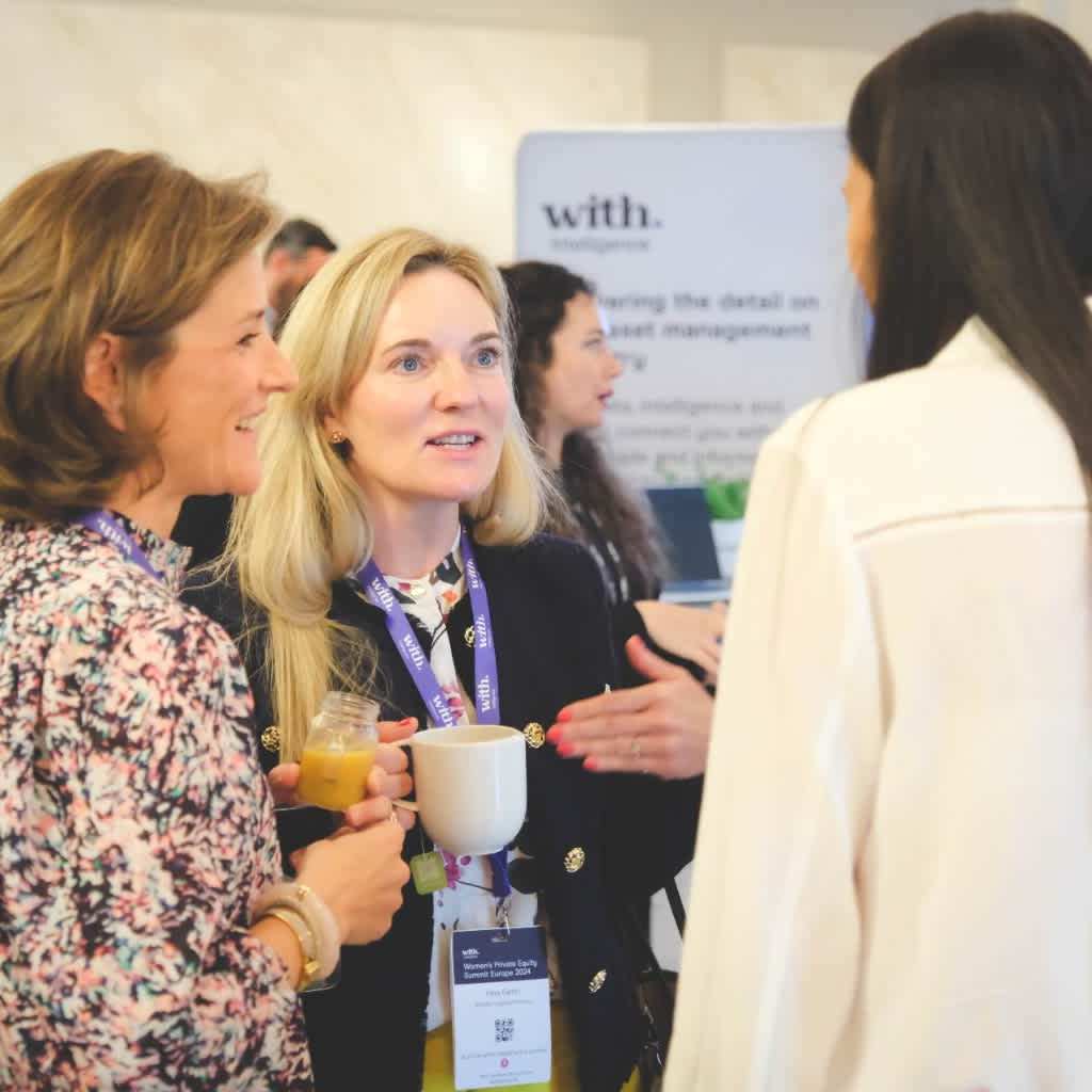 Female panel speakers at the Women’s Private Equity  Summit Europe