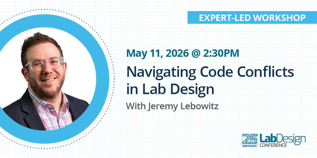 Chris Giglio - expert facilitator for Workshop: Building Safe Spaces: Integrating Hazardous Material Considerations in Lab Design | Register today for Lab Design Conference 2025!