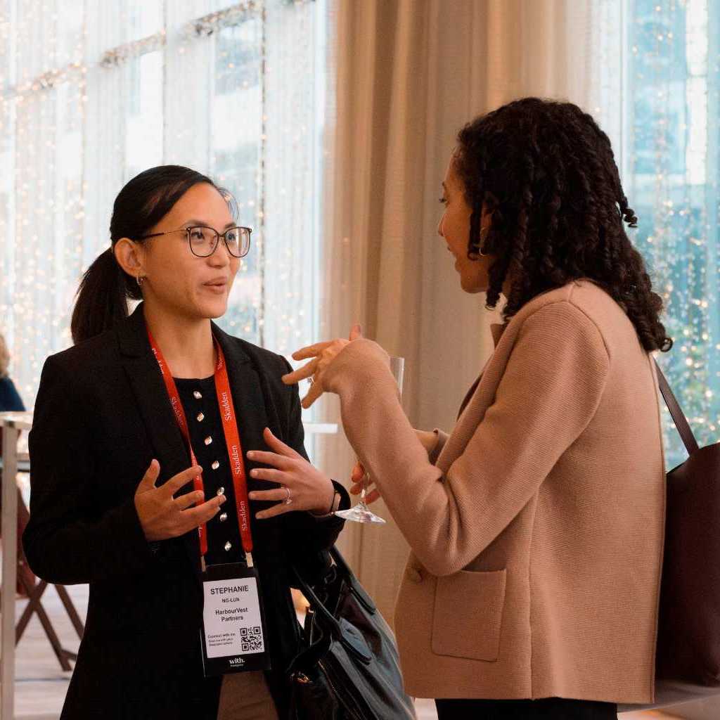 Attendees discussing strategies at the Women’s Private Capital Summit Canada