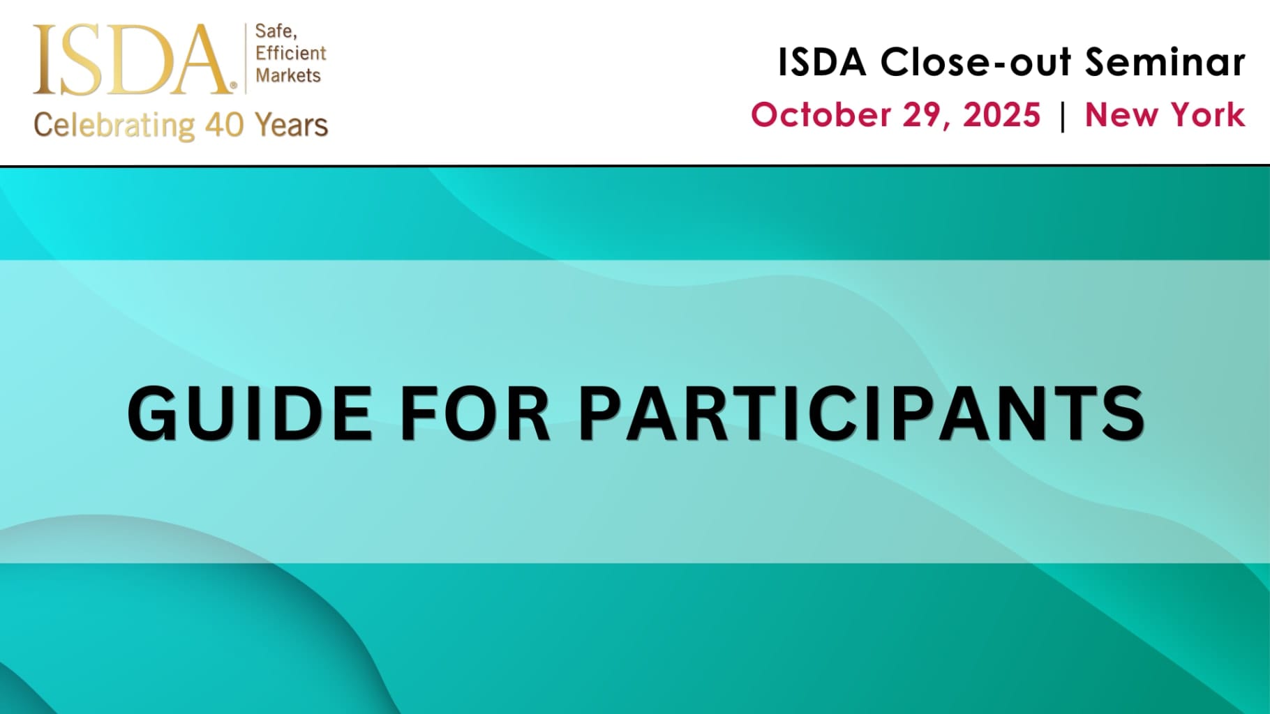 Documents | ISDA Close-out Seminar