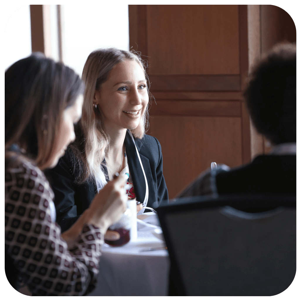 Speakers panel at the Pension Bridge The Annual