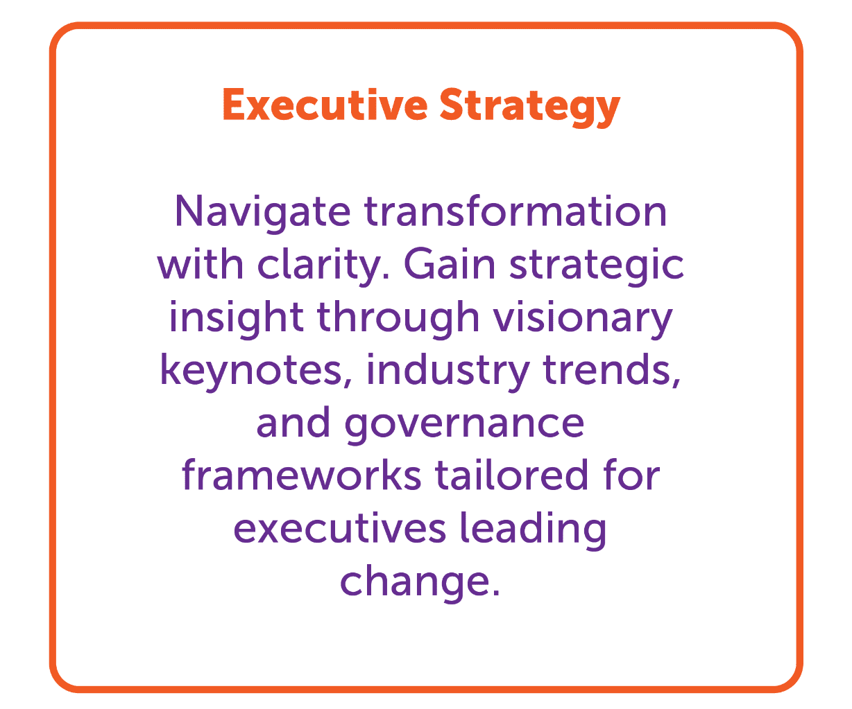 Executive Strategy