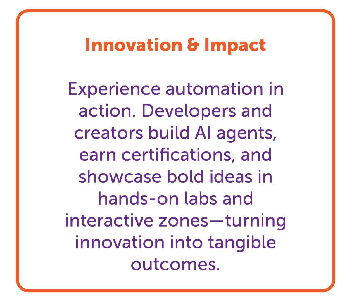 Innovation & Impact