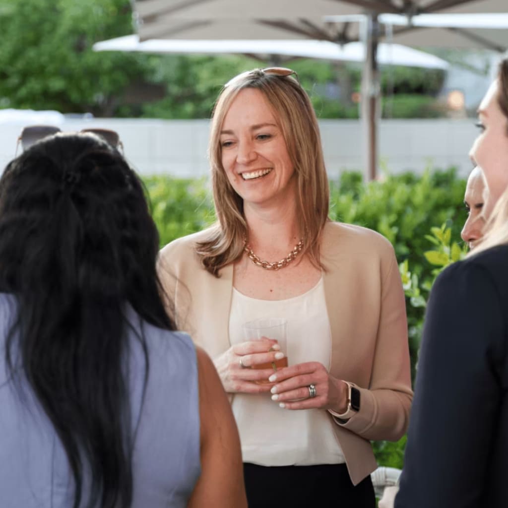 Senior Sponsor networking at the  Women’s Private Capital Summit