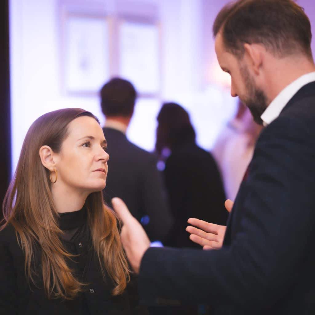 Delegates sharing valuable market information at the With Intelligence by S&P Global Drinks reception