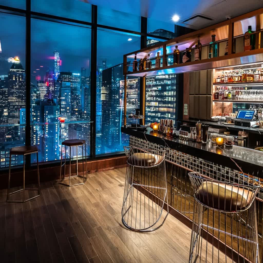 With Intelligence by S&P Global Drinks reception at Dear Irving on Hudson