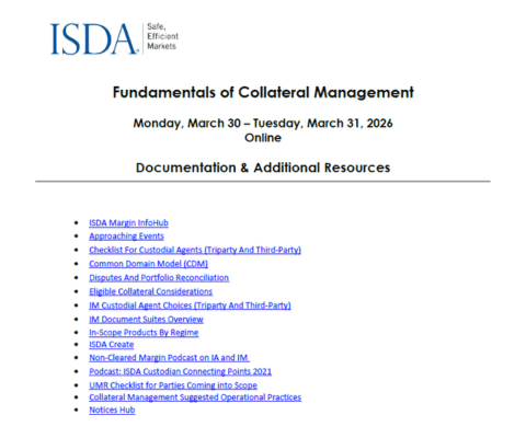 Documents | Fundamentals of Collateral Management
