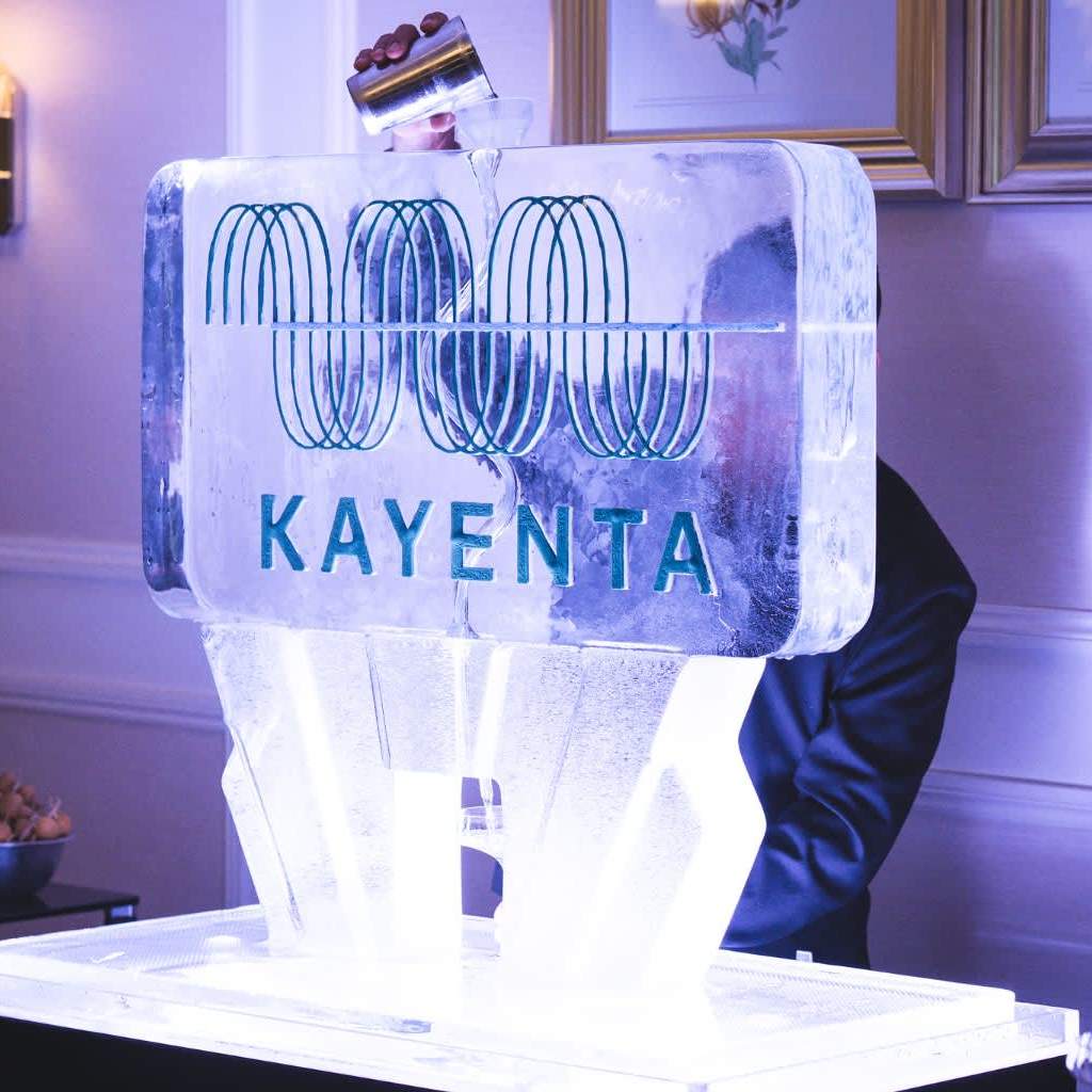 Sponsor logo Ice branding at the Hedge Fund COO Europe Summit