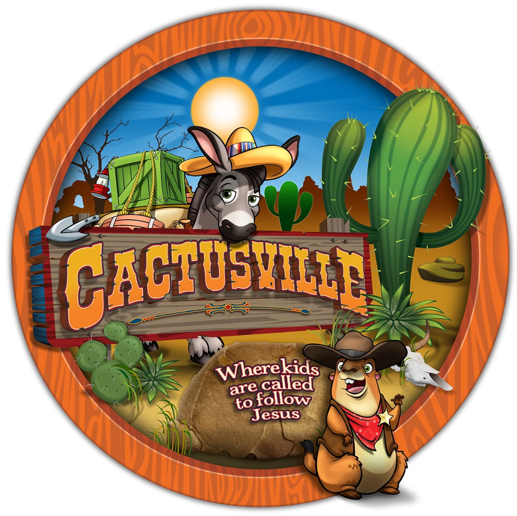 Cactusville Vacation Bible School 2026 logo