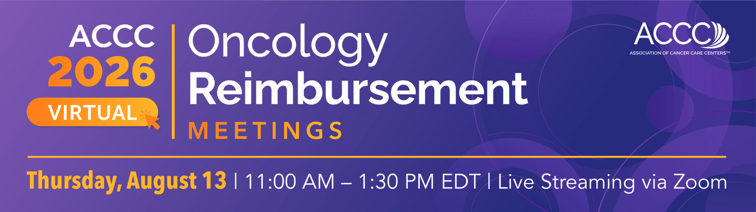 Virtual ACCC Oncology Reimbursement Meeting