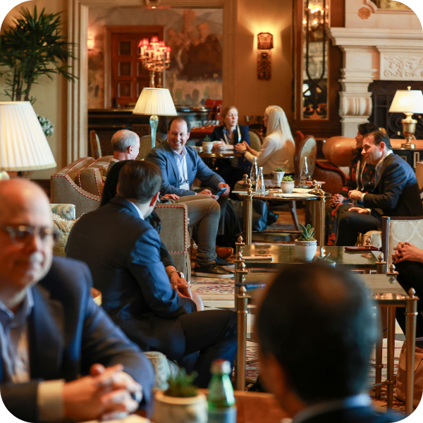 Pension bridge private credit networking session photo
