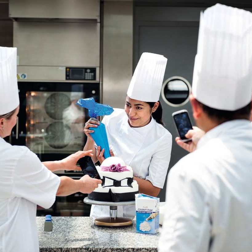 Pastry chefs at Puratos