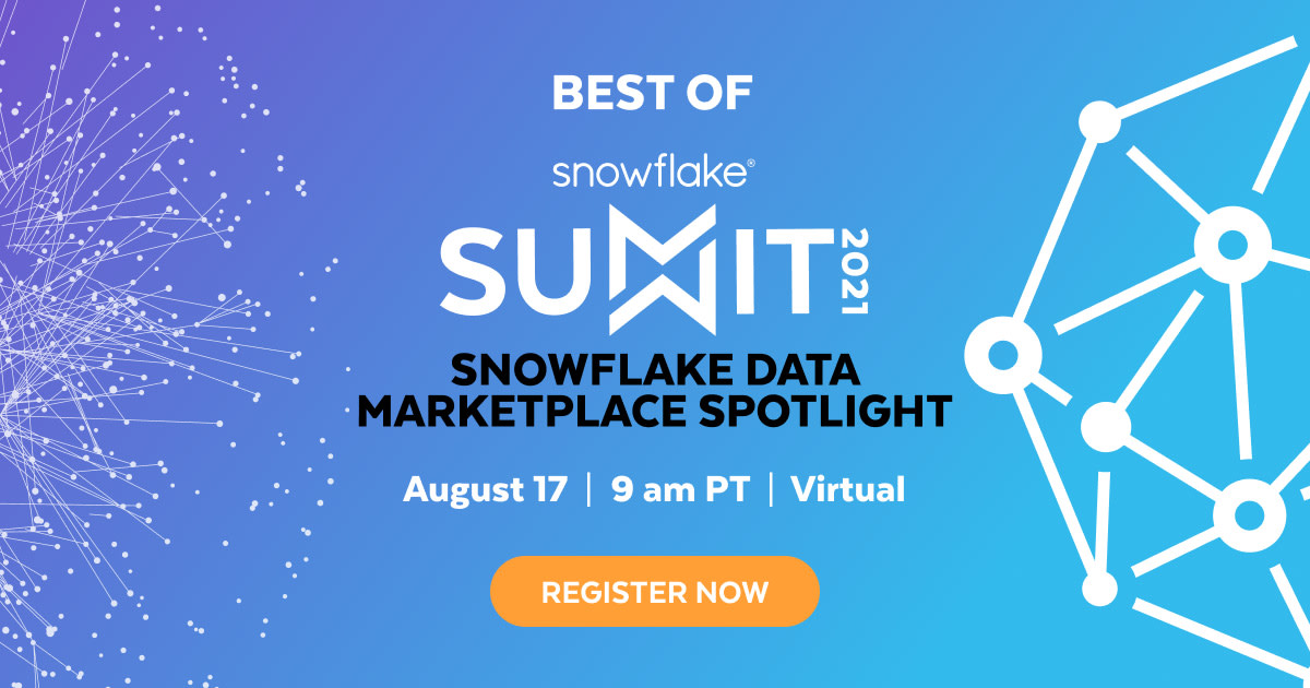 Best of Summit 2021: Snowflake Data Marketplace Spotlight logo