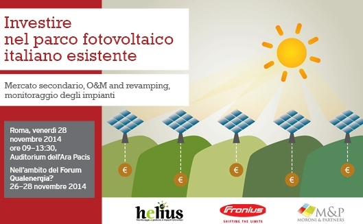 Investire nel parco fotovoltaico italiano esistente logo