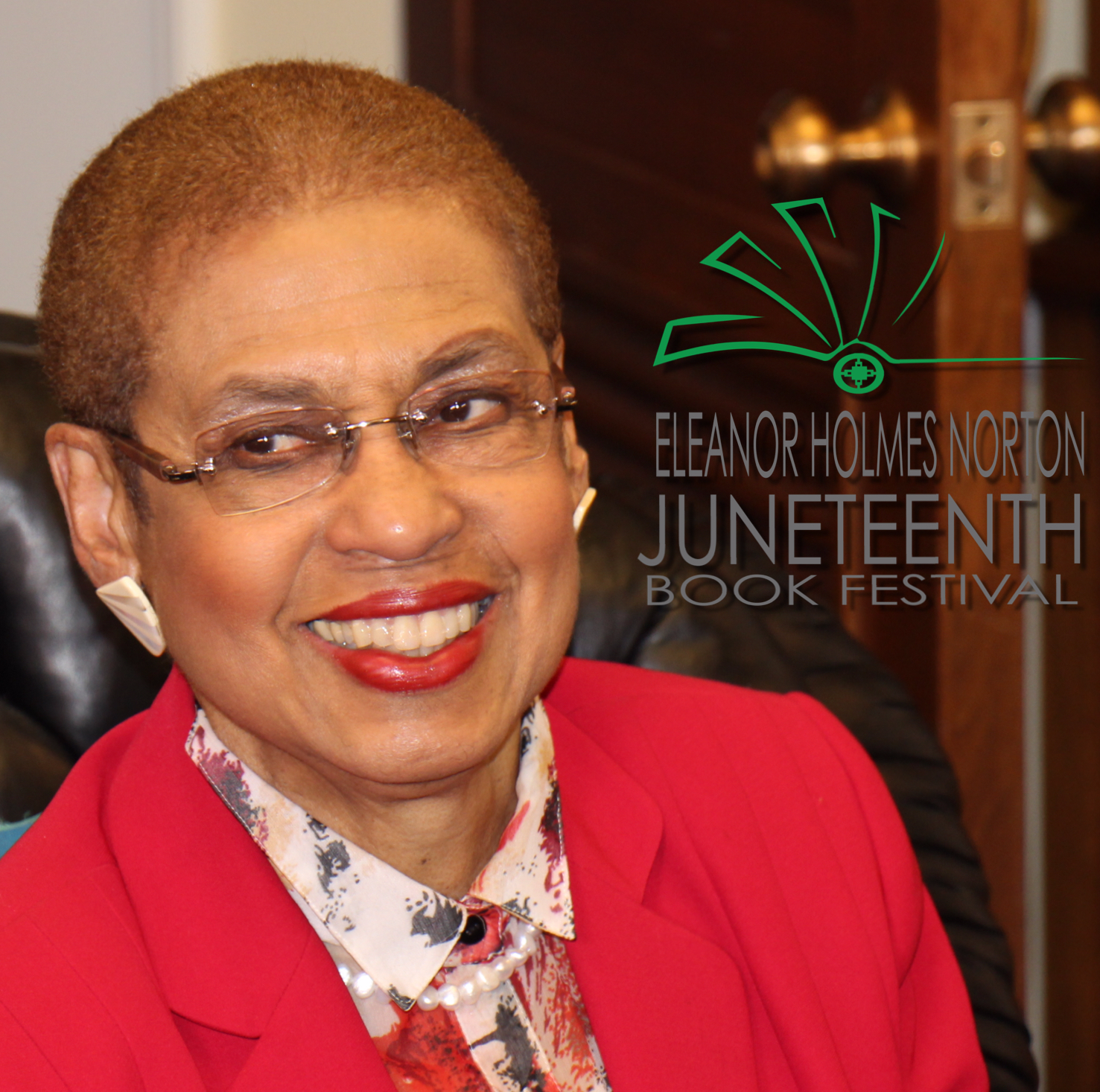 Eleanor Holmes Norton Juneteenth Book Festival logo